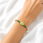 Ziva Lime Beaded Bracelet 4