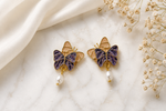 Purple Fantasy Butterfly Retro Earrings 5