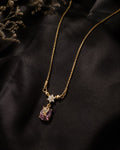 Pink Pendent Rose Gold Necklace 3