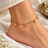 Golden Hearts Charm Anklet