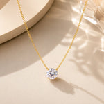 Celestial Solitaire Pendant Necklace 3