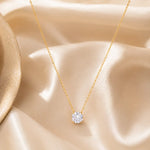 Celestial Solitaire Pendant Necklace 4
