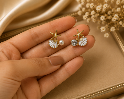 Starfish, Dreamy Sea Creative Earrings